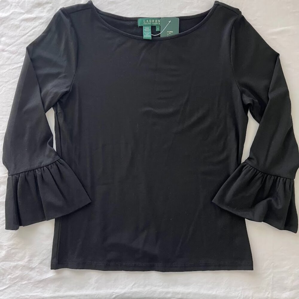 Lauren Ralph Lauren Bell Sleeve Top Women